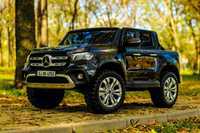 Masinuta electrica pentru 2 copii Mercedes X-Class PREMIUM 4x45W #Negr