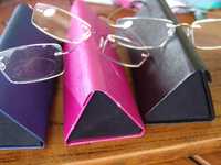 Диоптрични очила за четене стил Silhouette ТИТАНИЕВИ луксозни с кут