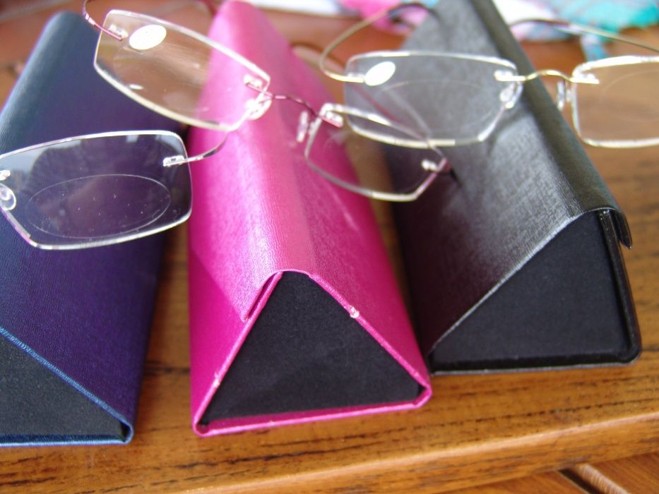 Диоптрични очила за четене стил Silhouette ТИТАНИЕВИ луксозни с кут