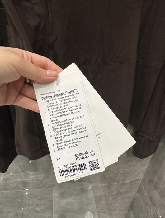 Lululemon Define Jacket 10