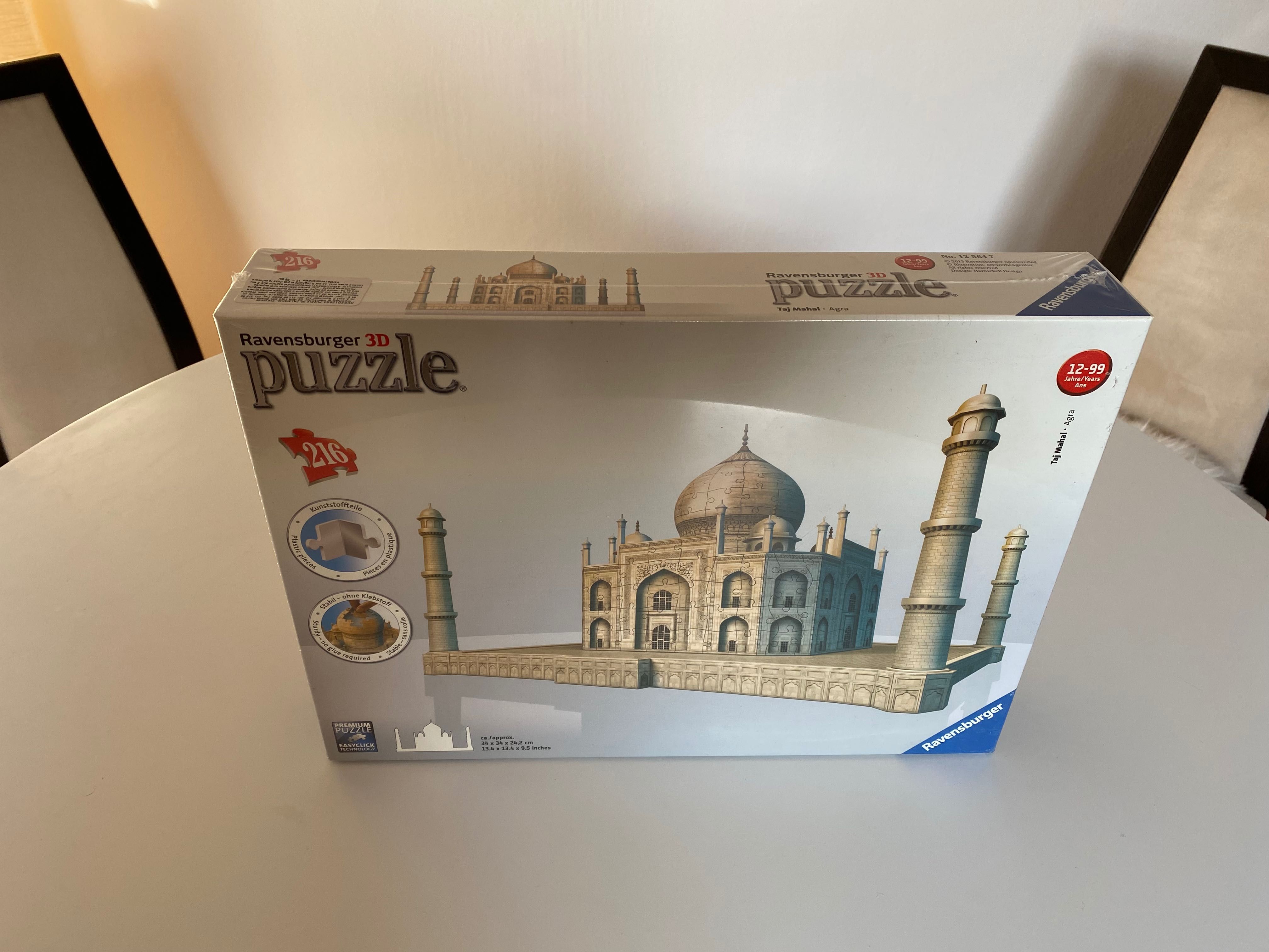 Puzzle Ravensburger 3D - Taj Mahal, 216 piese