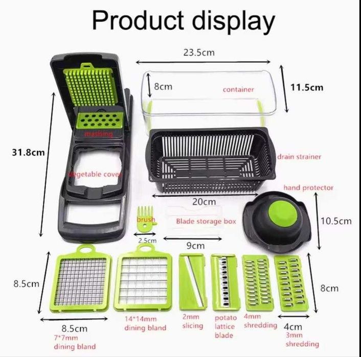 Feliator de legume + Razatoare cu manivela