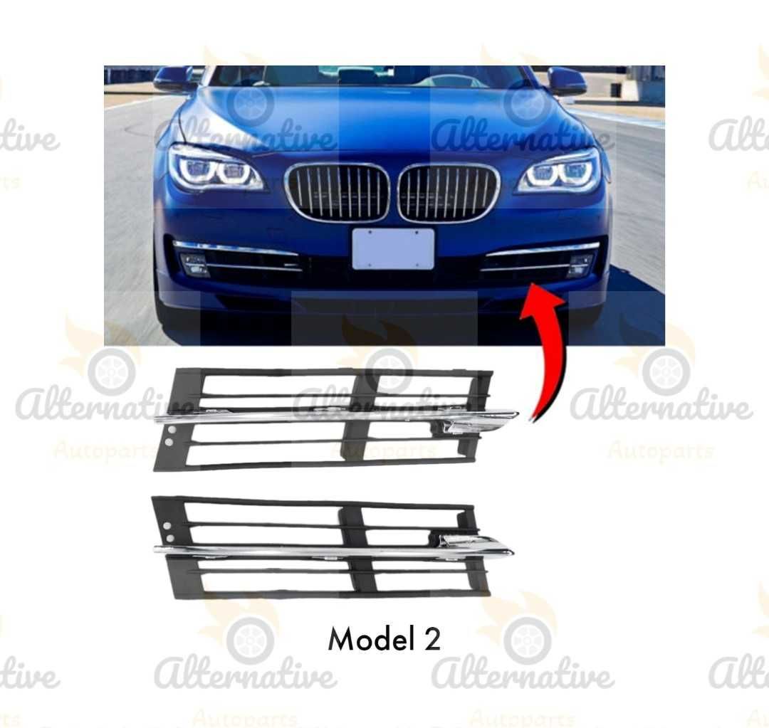 Решетка в предна броня за BMW 7  F01/F02 , 2008-2015/БМВ 7 ф01/ф02