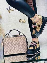 Gucci dama adidasi+geanta