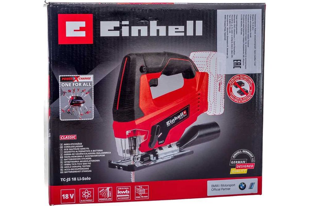Аккумуляторный лобзик Einhell PXC TC-JS 18 Li-Solo
