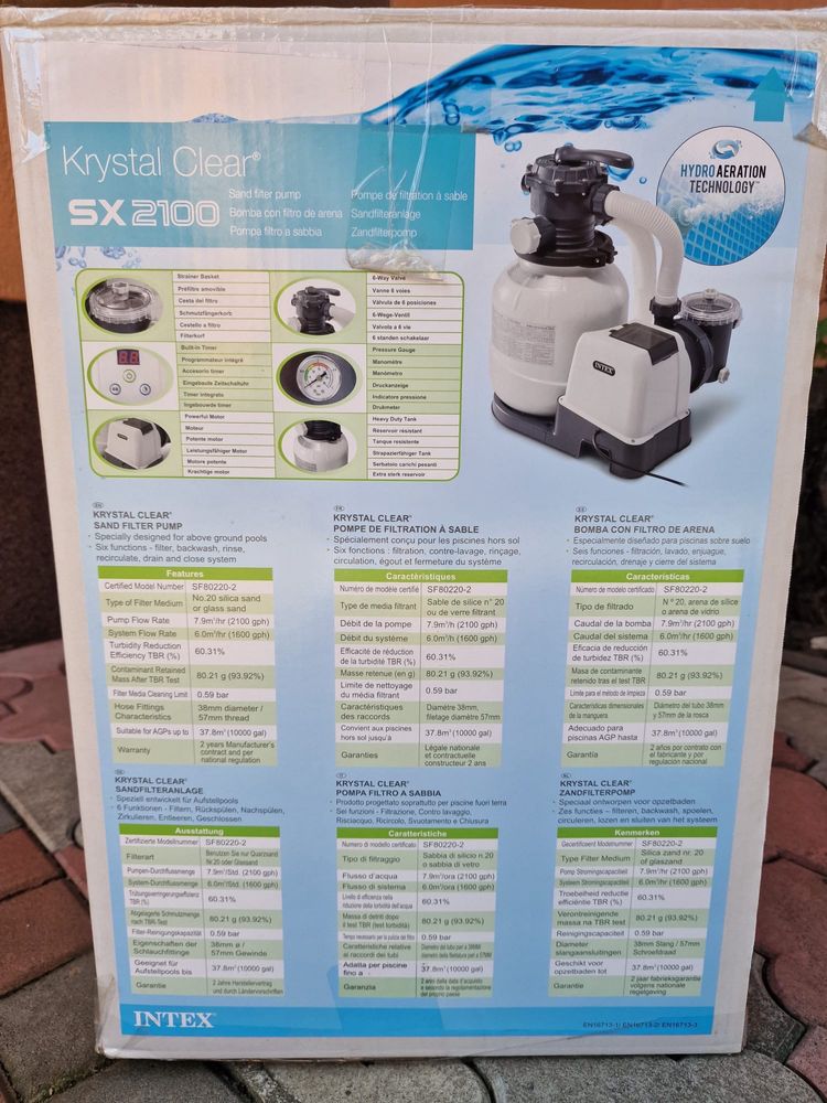 Pompa de filtrare cu nisip pt piscina