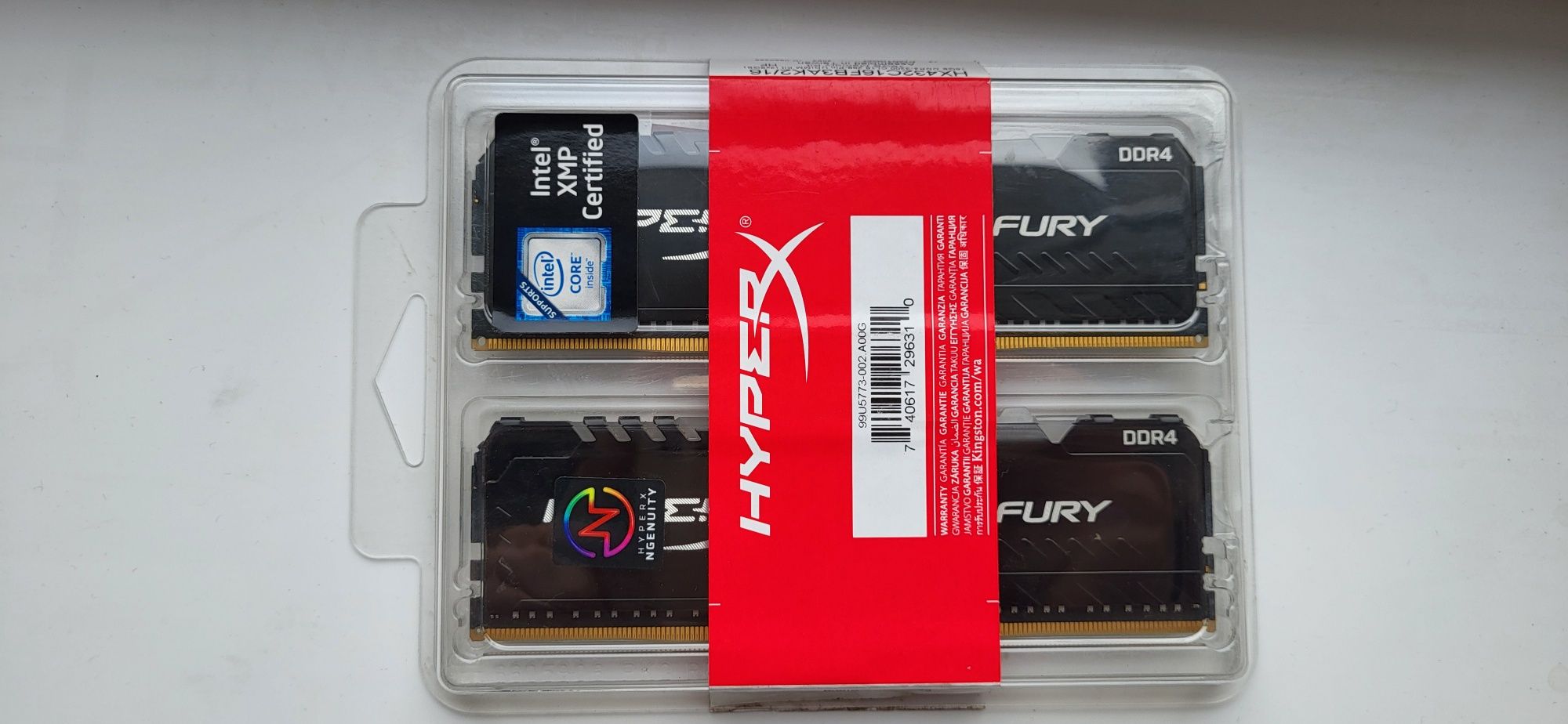Продам  AMD Ryzen 5 2600x AM4  и ОЗУ DDR4 HyperX Fury RGB