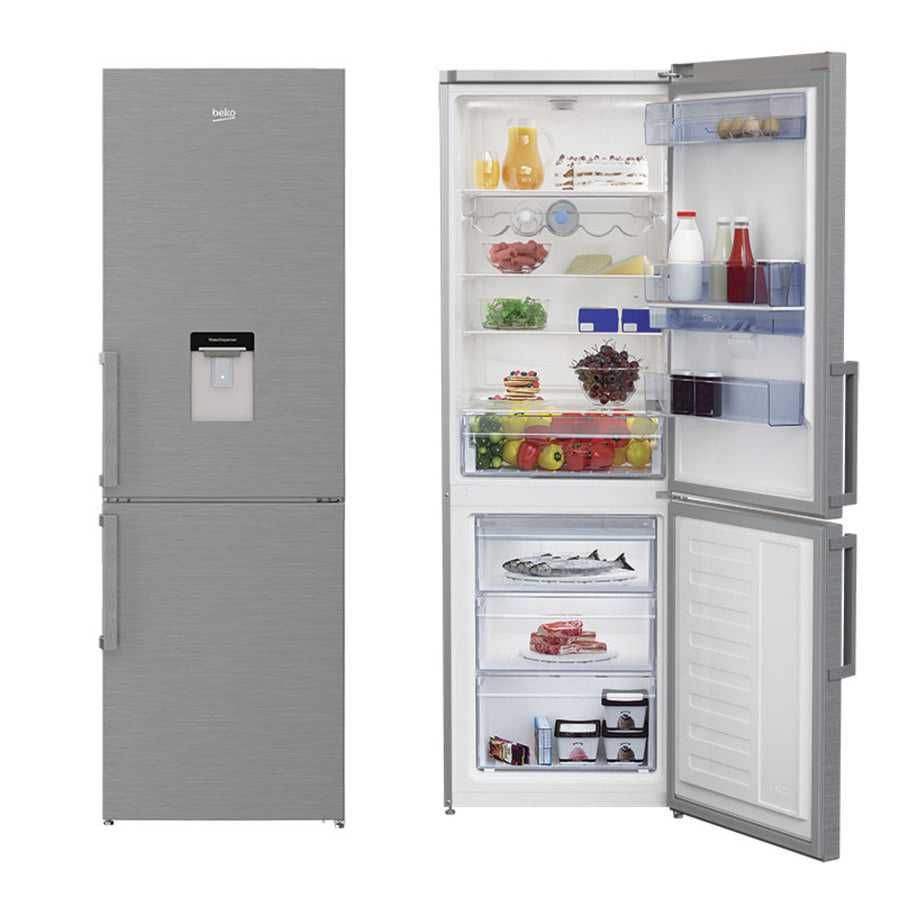хладилник с фризер BEKO RCSA 365 K31 DPT/ inox