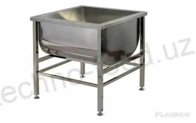 Ванна моечная кухонная 1 секц. сварн. нерж. (Котломойка)