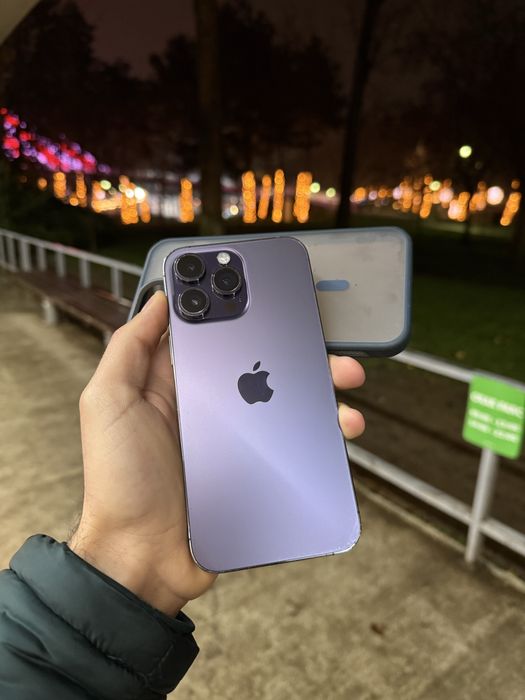iPhone 14 PRO MAX Deep Purple 86% bateria