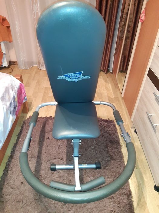 Banca abdomene, aparat fitness Mr. Muscle, First Bike