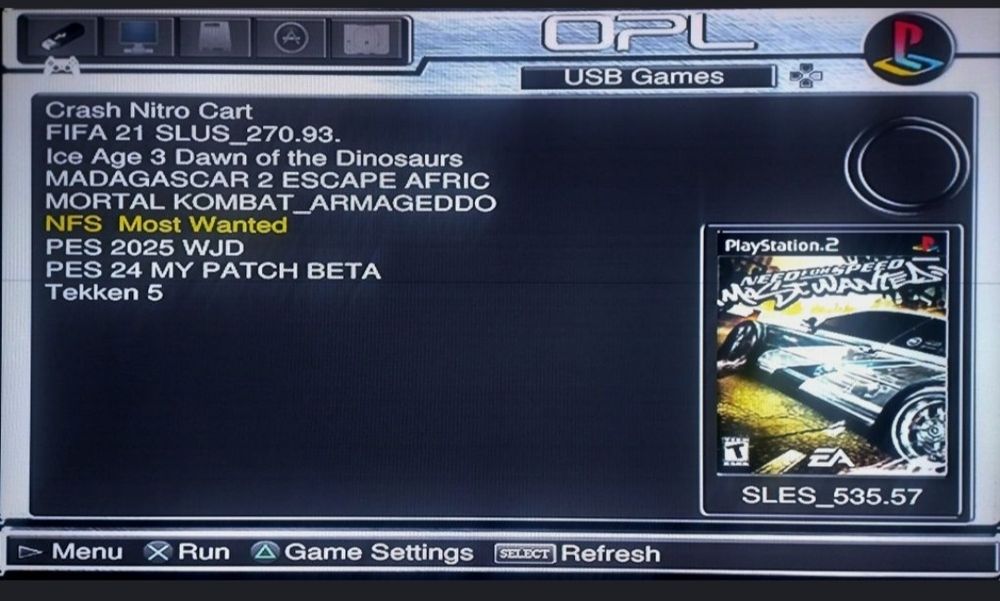 Sony Playstation 2 slim.