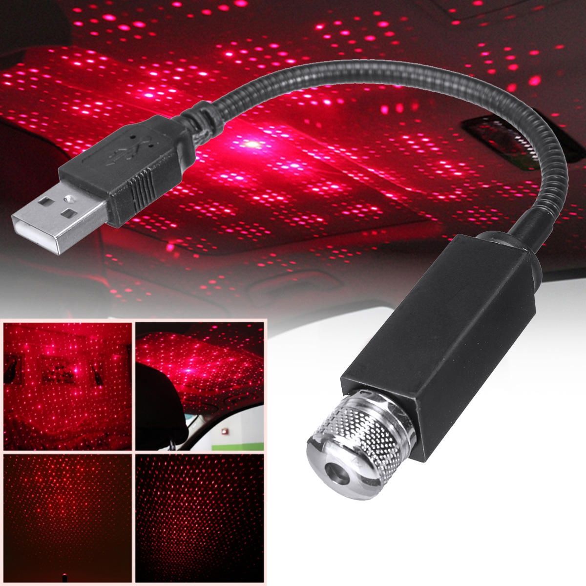 Proiector Laser USB , Laser Ambient Proiecție Tavan ,Plafon laser auto