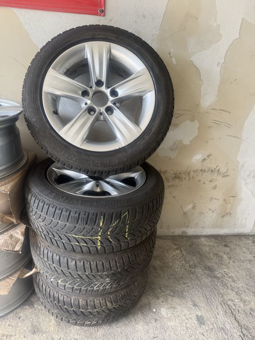 Jante r16 bmw  5x120 cu anvelope iarna 205/55 r 16
