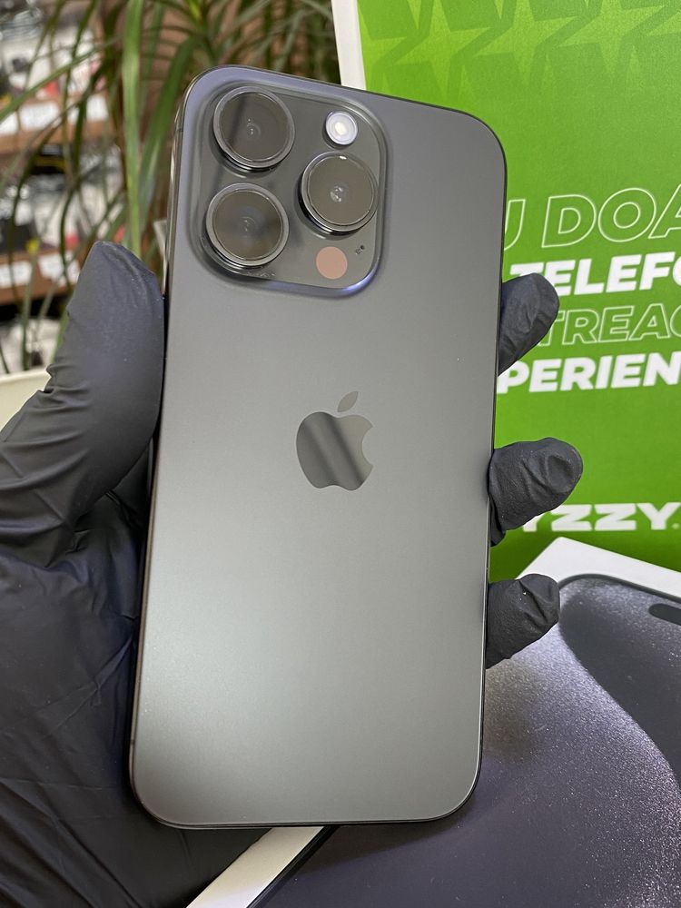 iPhone 15 Pro / 128 GB / Garanție 24 luni | Sănătate baterie 90%