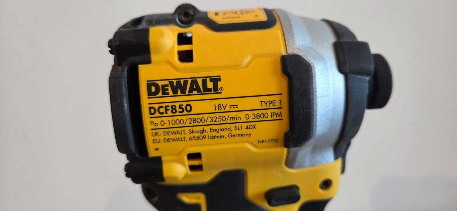 Винтоверт DeWALT DCF850NT/18V , Безчетков с Куфар, Батерия,Зарядно