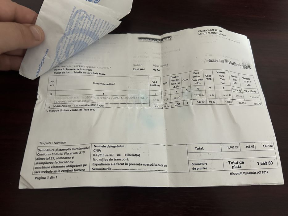 Vand trotineta electrica xiaomi M 365