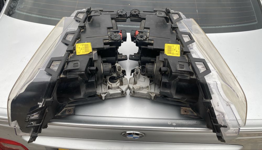 Фарове с лупи и ксенон за Бмв Е46 купе преди фейс