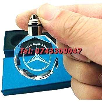 Breloc Mercedes LED 6 Culori pentru Automobil