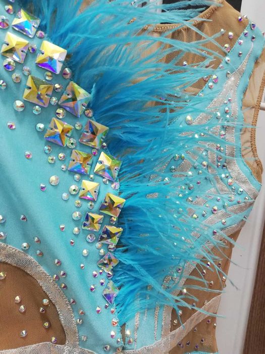 Трико ново за художествена гимнастика, танци за момиче около 9-11 год.