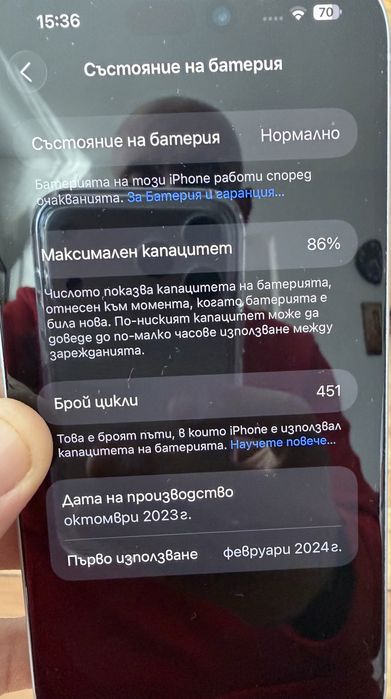 Продавам iphone 15 plus