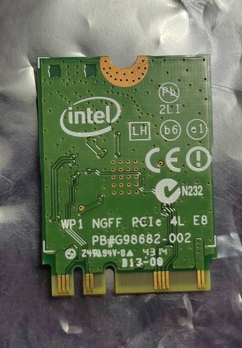 Placă WiFi Intel-3160NGW Dual Band, 1x1, 433 Mbps, Bluetooth 4.0
