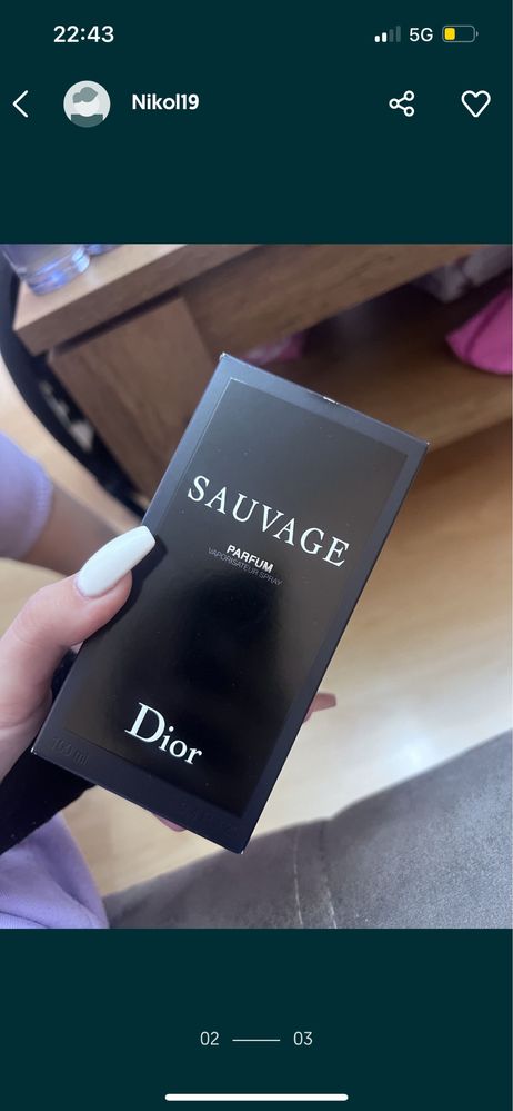 Парфюм Диор Саваж Dior Sauvage