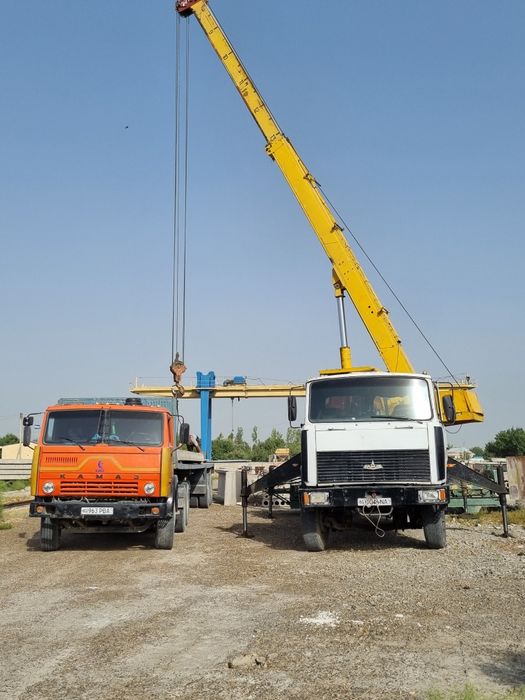 Avto kran super maz 14 tonna 14  metr