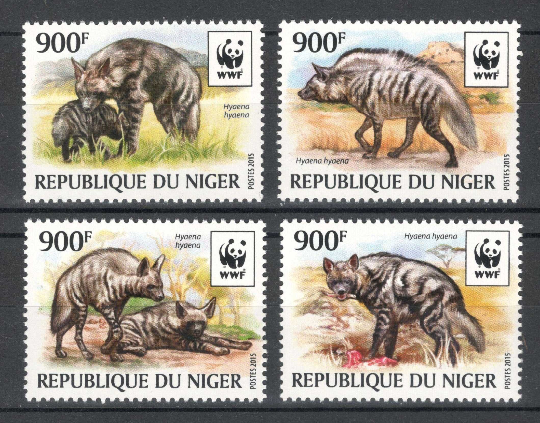 Tchad 2017 - Fauna WWF, Pasari - Serie de 4 timbre - Nestampilata mnh