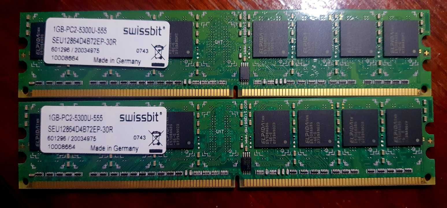 Memorii 2 GB RAM DDR3 si 1 GB DDR2