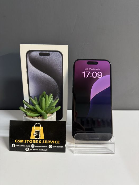 Iphone 15 Pro 128Gb Blue Titanium Garantie Gsm Store&Service