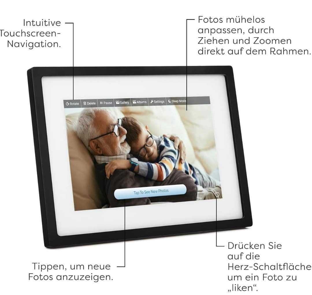 Skylight Frame е цифрова рамка за снимки със сензорен екран,