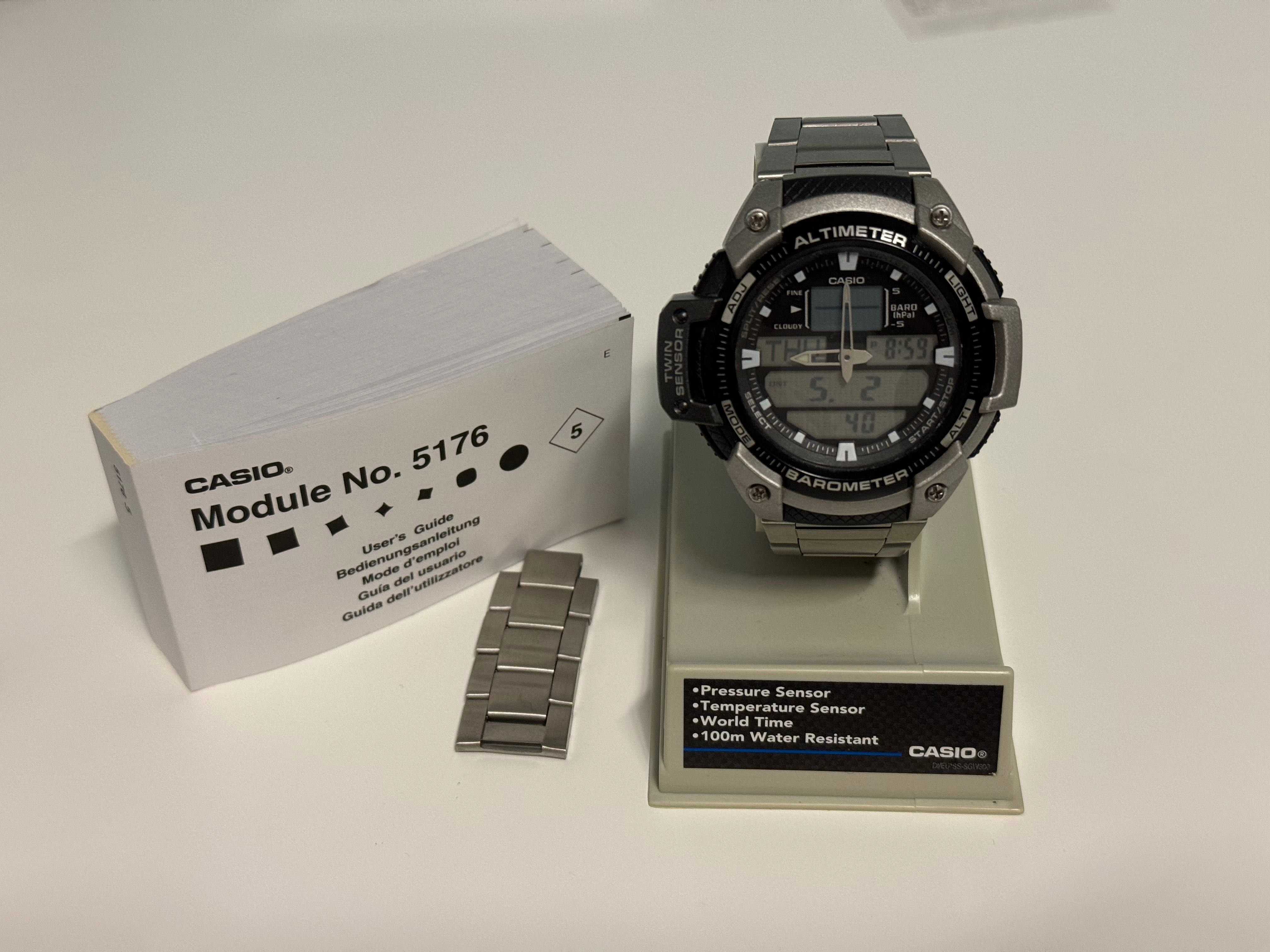 Ceas Barbati Casio Collection Twin Sensor