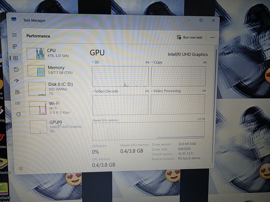 Laptop HP Intel i3 Gen13 8GB-RAM 500GB SSD La cutie Cu Incarcator