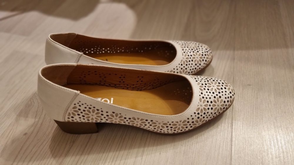 Pantofi piele de vara, Prego, marimea 37