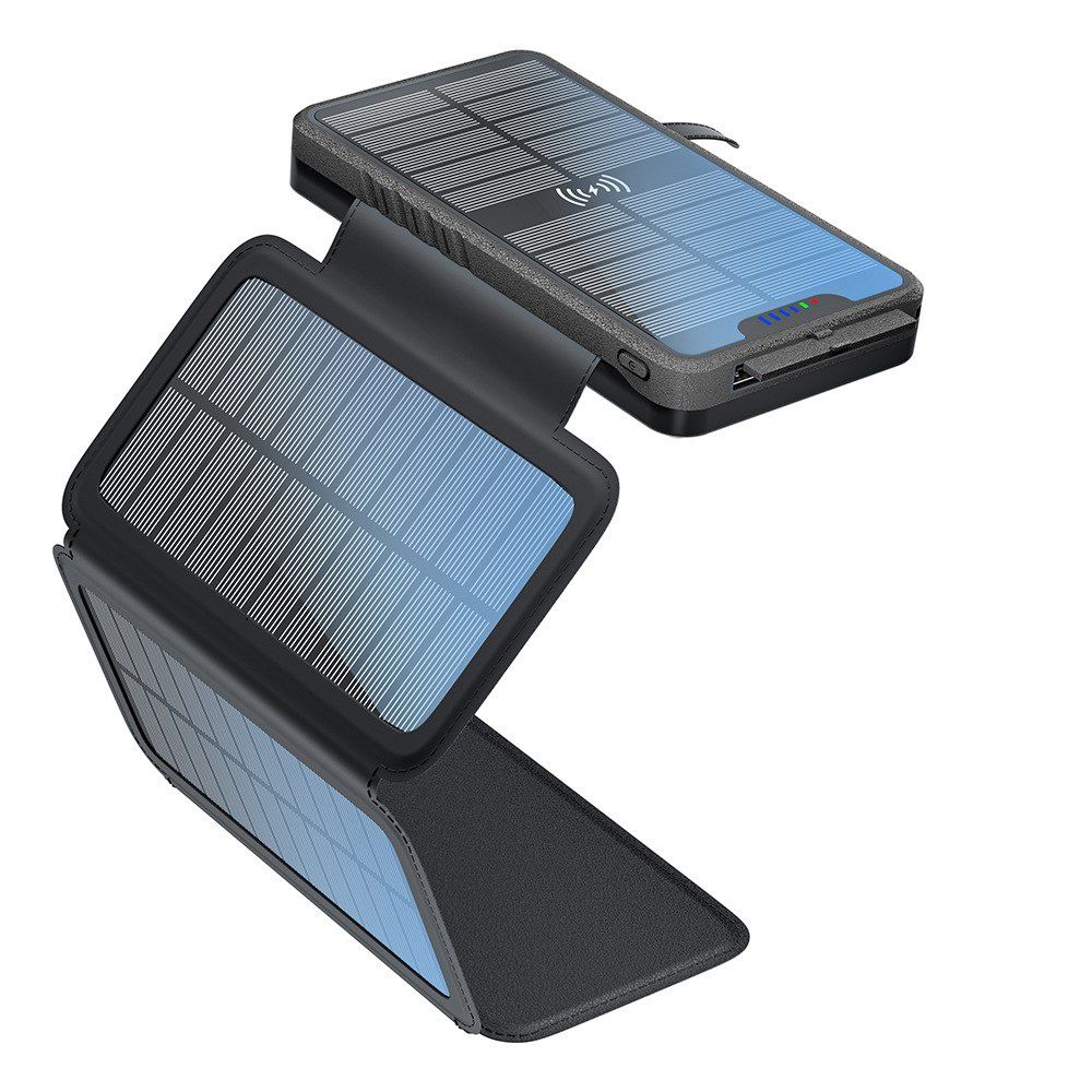 Внешний аккумулятор с солнечными панелями