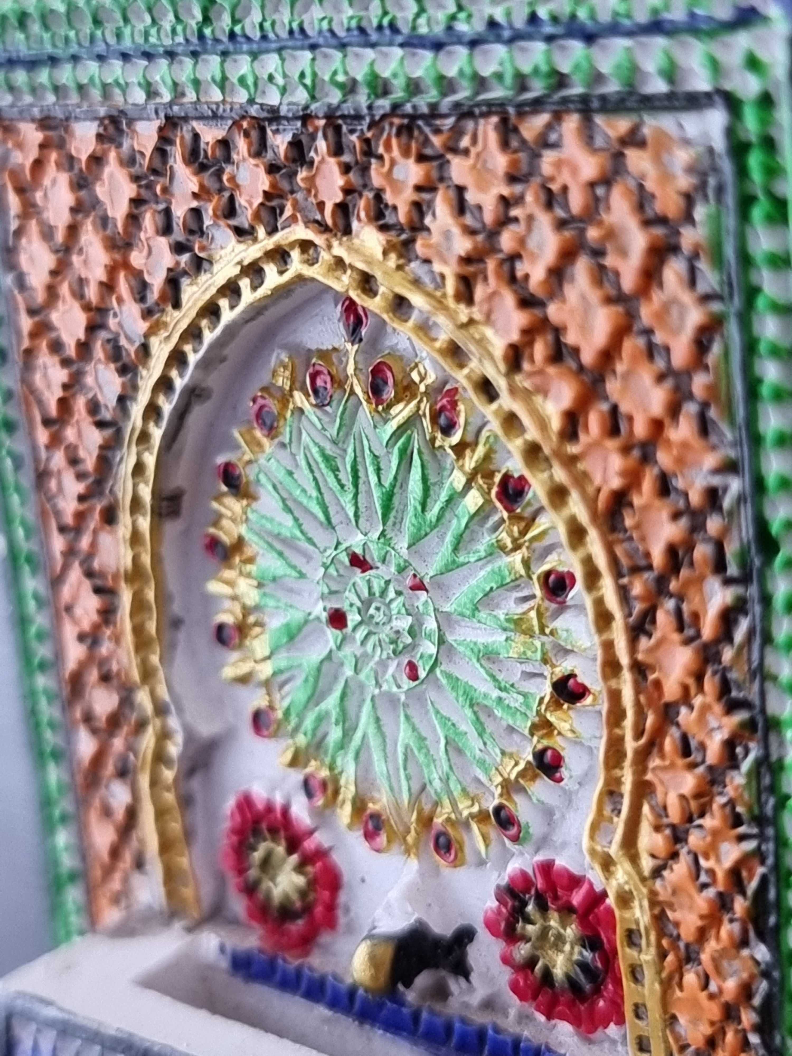 Magnet frigider ceramic in relief - MAROC islam