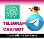 Avto javob qaytaruvchi robot Telegram bot (ChatGPT integratsiya)