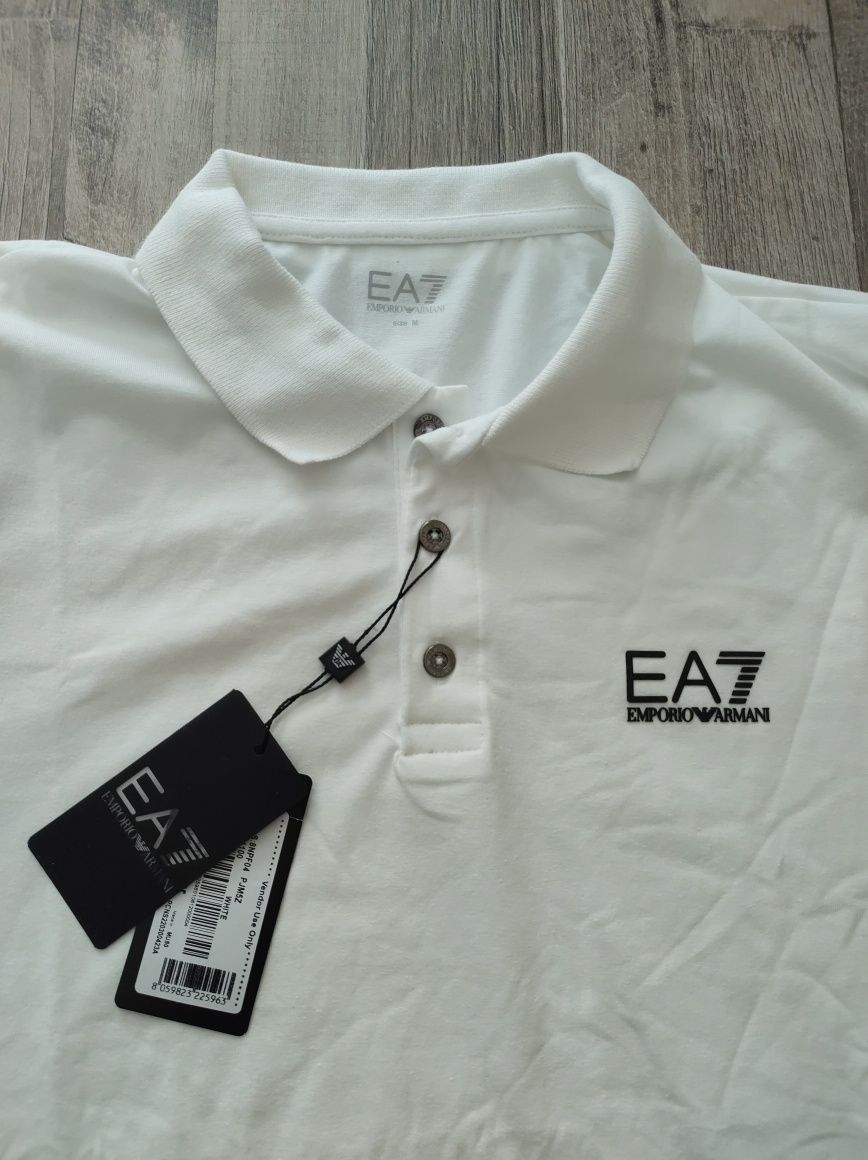Мъжка тениска EA7 - 100% памук