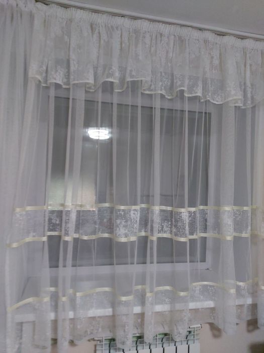 Шторы Тюль до подоконника