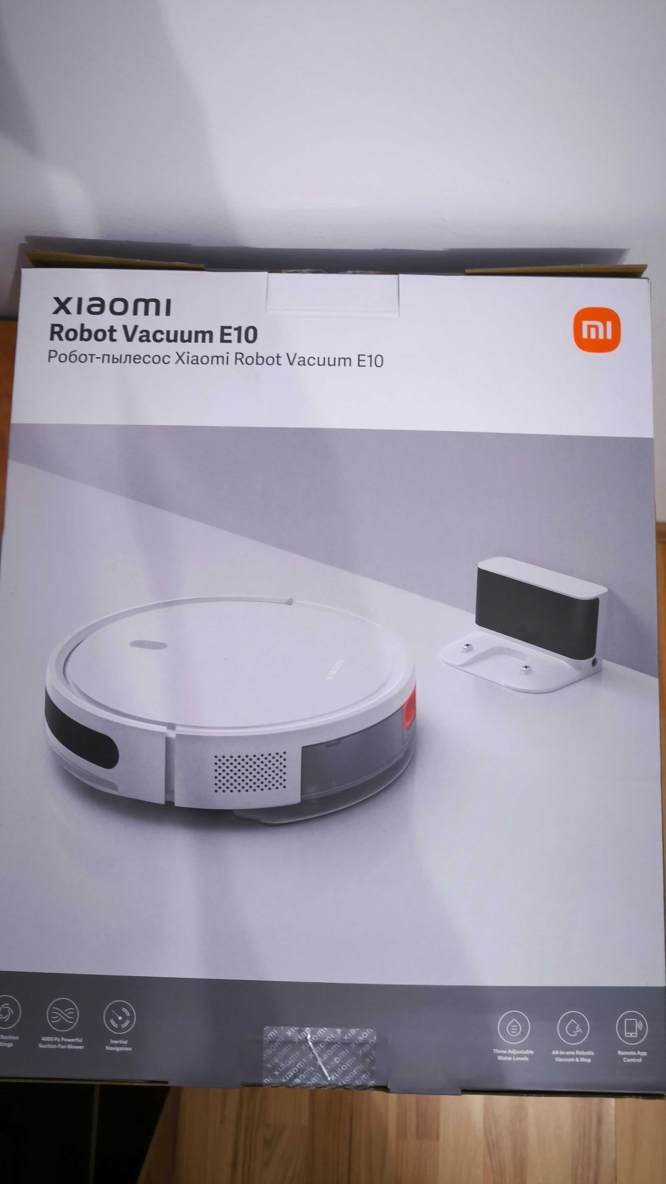 Robot de aspirare Xiaomi E10, Wi-Fi, aspirare&spalare simultana , 35 W