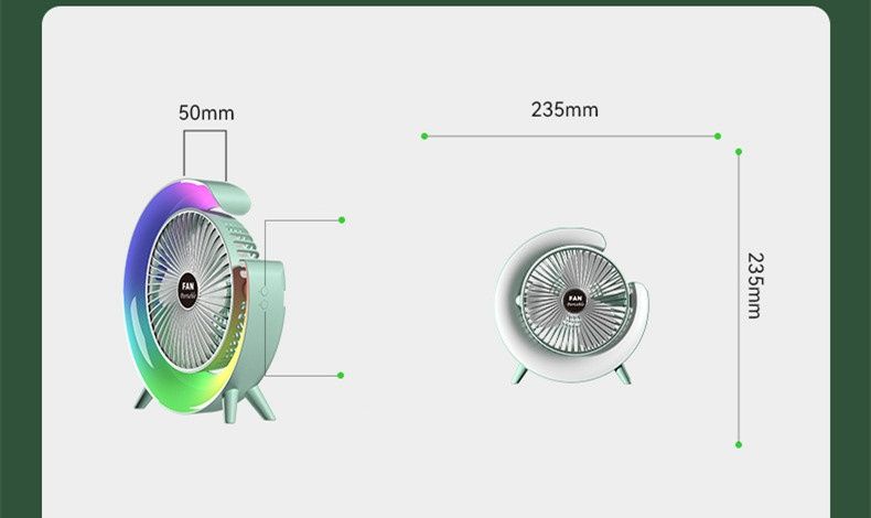 Вентилятор с подсветкой RGB