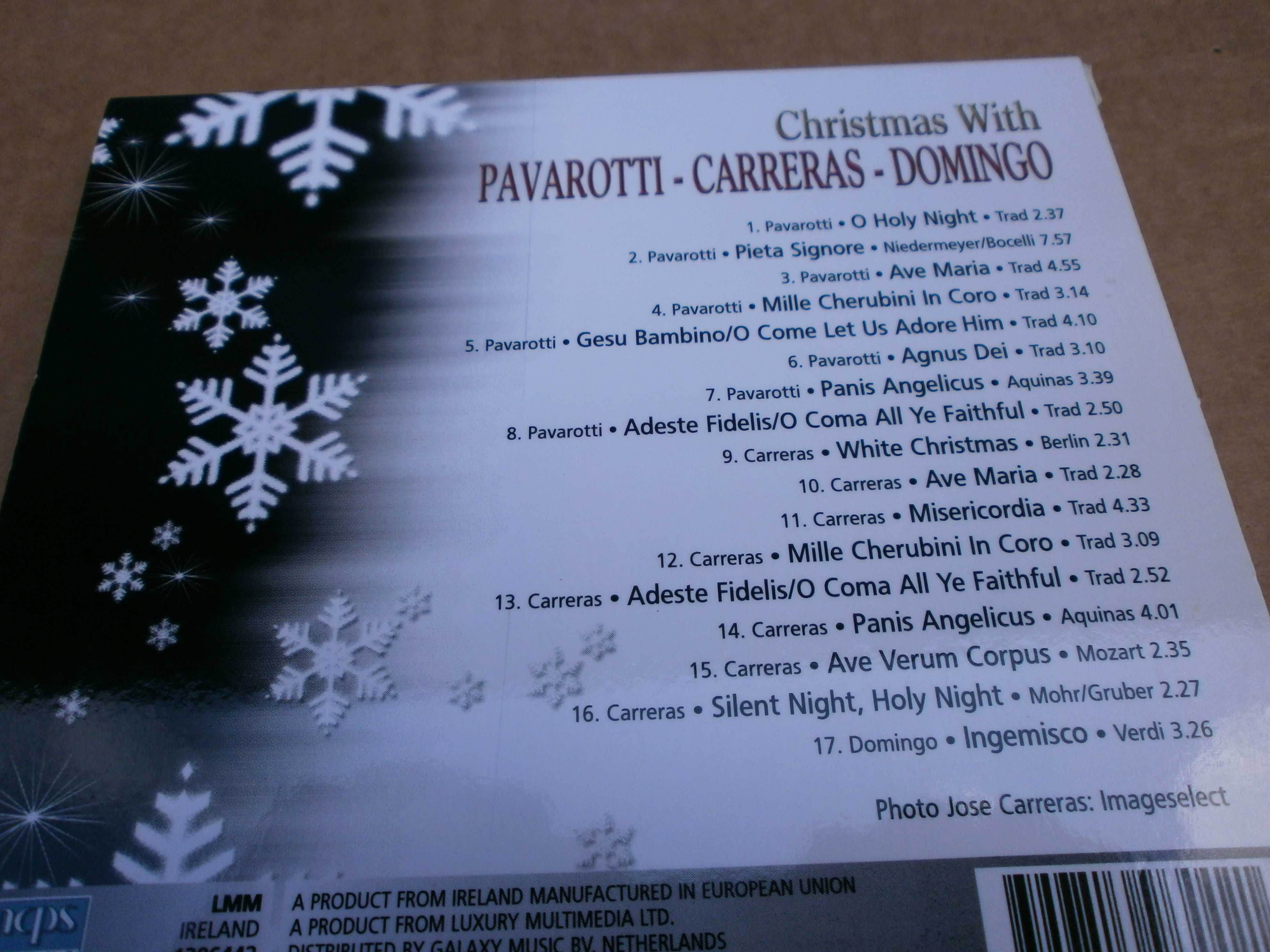 set cd uri pavarotti carreras domingo si madrigal