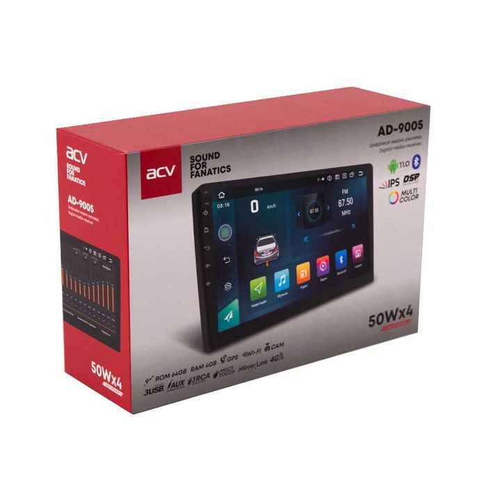 ACV AD-9005 9" Android 11 4/64GB | Naqd yoki Muddatli tolov AutoNovaUZ