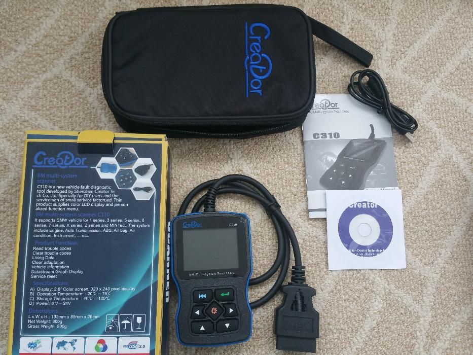 Interfata diagnoza OBD2 BMW Creator C310 - 2019 soft v11