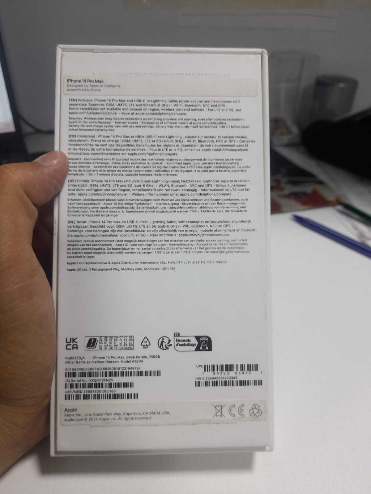 Iphone 14 Pro Max 256 GB фиолетовый
