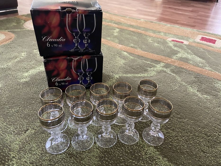 Рюмки богемские рюмки богемские