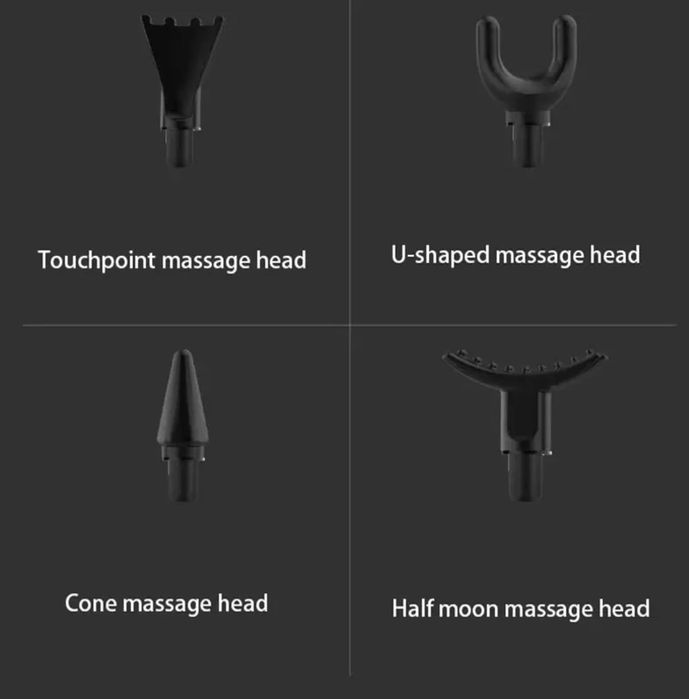 Преносим масажен пистолет подходящ за масаж на гръб врат крака и кръст