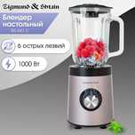Блендер стационарный Zigmund & Shtain BS-441 D, 1000 Вт, 5 ск-й, сталь