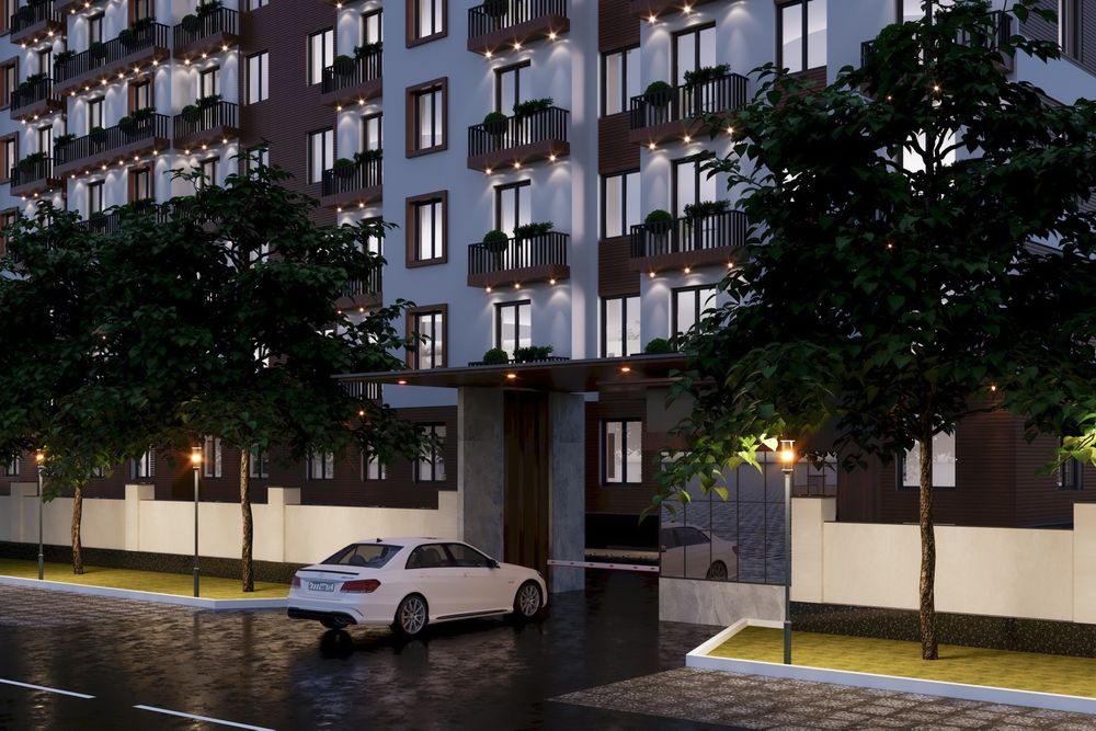 ЖК Yorqin Makon, 1-комнатная квартира — 42,5 м²,